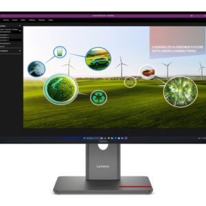Lenovo ThinkVision P27Q-40 computerskærm 68,6 cm (27") 2560 x 1440 pixel Quad HD LED Sort