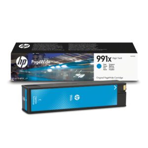 HP Original 991X PageWide-patron med høj kapacitet, cyan