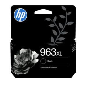 HP 963XL Original Ink-blækpatron med høj kapacitet, sort