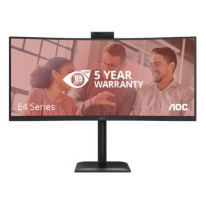 AOC CU34E4CW/75 computerskærm 86,4 cm (34") 3440 x 1440 pixel Sort