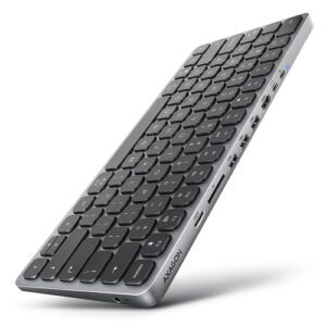Axagon HMC-KB-US dockingstation Ledningsført USB 3.2 Gen 1 (3.1 Gen 1) Type-C Grå