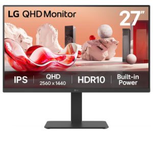 LG 27BA54QB-B computerskærm 68,6 cm (27") 2560 x 1440 pixel Quad HD LCD Sort