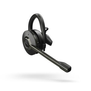 Jabra Engage 75 Headset Trådløs Headset, Ørekrog, Halsbånd Kontor/Callcenter Bluetooth Opladningsstativ Sort