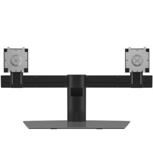 DELL Dual Monitor Stand 68,6 cm (27") Skrivebord Aluminium, Sort