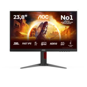 AOC G4 24G4HA computerskærm 60,5 cm (23.8") 1920 x 1080 pixel Fuld HD LED Sort, Rød
