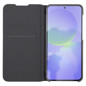 Samsung A37 Wallet Cover Black mobiltelefon etui 17 cm (6.7") Folie Sort