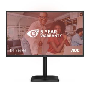 AOC E4 Q27E4CV computerskærm 68,6 cm (27") 2560 x 1440 pixel Quad HD LED Sort