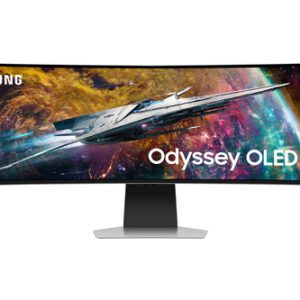 Samsung G95SC computerskærm 124,5 cm (49") 5120 x 1440 pixel Dual QHD OLED Sølv