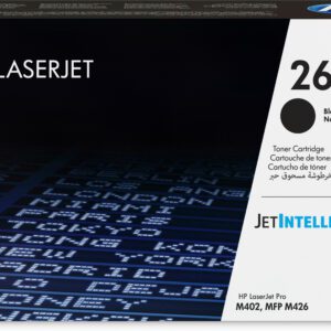 HP Original 26A LaserJet-tonerpatron, sort