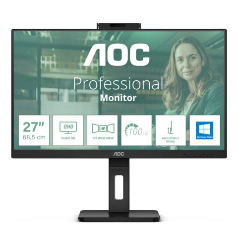 AOC Q27P3CW 27 tommer Quad HD IPS skærm med USB-C 90W