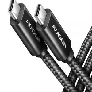 Axagon BUCM4X-CM10AB USB-kabel USB4 Gen 3x2 1 m USB C 40 Gbit/sek. 240 W Sort