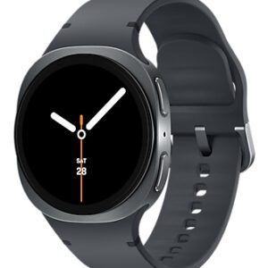 Samsung Galaxy Watch 8 3,3 cm (1.3") AMOLED 40 mm Digital 438 x 438 pixel Berøringsskærm Grafit Wi-Fi GPS (satellit)