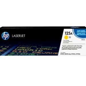 HP Original 125A-LaserJet-tonerpatron, gul