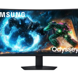 Samsung G75F computerskærm 101,6 cm (40") 5120 x 2160 pixel WUHD LCD Sort