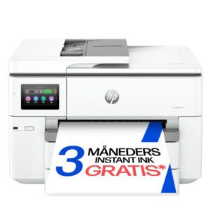 HP OfficeJet Pro 9730e Trådløst All-in-One Farve Printer, Instant Ink; 2-sidet printning