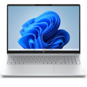 HP OmniBook 3 16-bu0001no Intel Core 5 120U Laptop 40,6 cm (16") 2K 24 GB DDR5-SDRAM 1 TB SSD Wi-Fi 6 (802.11ax) Windows 11 Home Grå, Sølv
