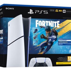 Sony Interactive Entertainment PlayStation 5 Digital Edition - Fortnite Flowering Chaos Bundle 825 GB Wi-Fi Sort, Hvid
