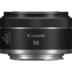 Canon RF 50 mm f1.8 STM SLR Sort