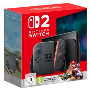 Nintendo Switch 2 + Mario Kart World bærbar spilkonsol 20,1 cm (7.9") 256 GB Berøringsskærm Wi-Fi Sort