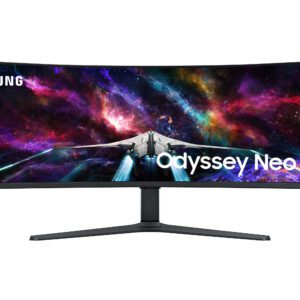 Samsung G95NC computerskærm 144,8 cm (57") 7680 x 2160 pixel Dual UHD QLED Hvid
