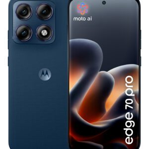 Motorola edge 70 pro 17,2 cm (6.78") Dual SIM Android 16.0 5G USB Type-C 8 GB 256 GB 6500 mAh Mørkeblå