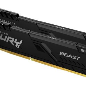 Kingston Technology FURY Beast 16GB 3200MT/s DDR4 CL16 DIMM (Sæt med 2) Black