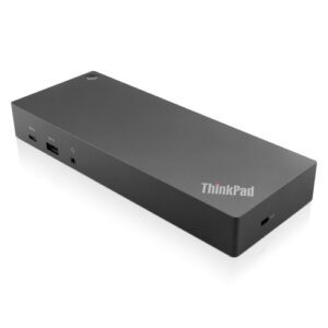 Lenovo 40AF0135UK dockingstation Ledningsført USB 3.2 Gen 1 (3.1 Gen 1) Type-C Sort