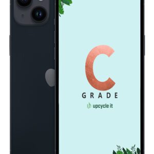 upcycle it Apple iPhone 13 (Refurbished) Grade С 15,5 cm (6.1") Dual SIM iOS 17 5G 128 GB Sort Renoveret