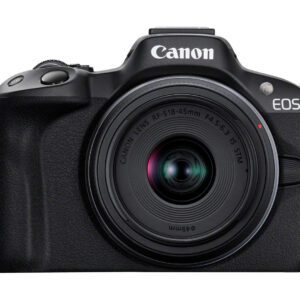 Canon EOS R50, Black + RF-S 18-45mm F4.5-6.3 IS STM Kit MILC 24,2 MP CMOS 6000 x 4000 pixel Sort