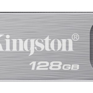 Kingston Technology DataTraveler Kyson USB-nøgle 128 GB USB Type-A 3.2 Gen 1 (3.1 Gen 1) Rustfrit stål