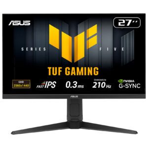 ASUS TUF Gaming VG27AQL5A computerskærm 68,6 cm (27") 2560 x 1440 pixel Wide Quad HD LCD Sort