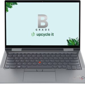 upcycle it Lenovo ThinkPad X1 Yoga G6 (Refurbished) B Intel® Core™ i5 i5-1135G7 Hybrid (2-i-1) 35,6 cm (14") Berøringsskærm Fuld HD 16 GB LPDDR4x-SDRAM 256 GB SSD Windows 11 Pro Grå Nordisk