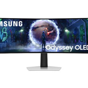 Samsung G93SD computerskærm 124,5 cm (49") 5120 x 1440 pixel Dual QHD OLED Sølv