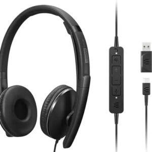 Lenovo 4XD1M45627 hovedtelefoner/headset Ledningsført USB Type-C Sort