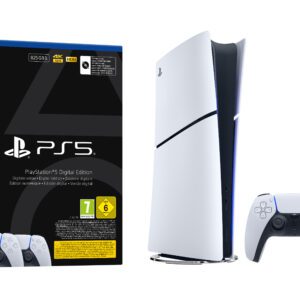 Sony Interactive Entertainment Playstation 5 Slim Digital 825 GB Wi-Fi Sort, Hvid