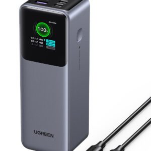 Ugreen 25000mAh 200W Fast Charging Powerbank Grå