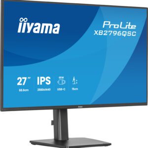 iiyama ProLite XB2796QSC-B1 computerskærm 68,6 cm (27") 2560 x 1440 pixel Quad HD LED Sort