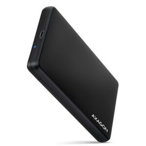 Axagon EE25-SLC drevkabinet HDD/SSD kabinet Sort 2.5"
