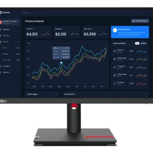 Lenovo ThinkVision T22i-30 computerskærm 54,6 cm (21.5") 1920 x 1080 pixel Fuld HD LED Sort