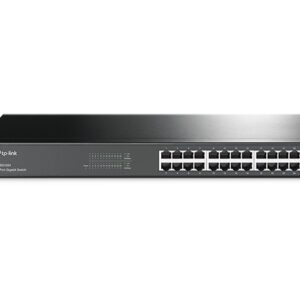 TP-Link TL-SG1024 Ikke administreret Gigabit Ethernet (10/100/1000) 1U Sort