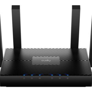 Cudy WR3000 trådløs router Gigabit Ethernet Dual-band (2,4 GHz / 5 GHz) Sort