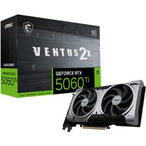 MSI VENTUS GeForce RTX 5060 TI 16G 2X OC PLUS NVIDIA 16 GB GDDR7