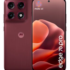 Motorola edge 70 pro 17,2 cm (6.78") Dual SIM Android 16.0 5G USB Type-C 8 GB 256 GB 6500 mAh Bordeaux